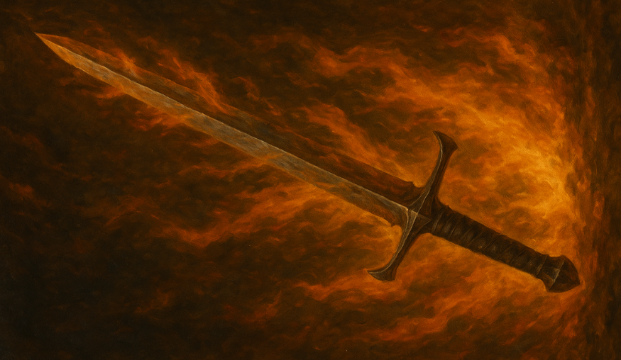 Firey sword used by Lilith in the Crimson Alliance.