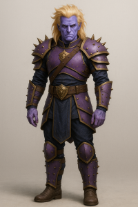 Varek the Zyntar captain for the Crimson Alliance Universe