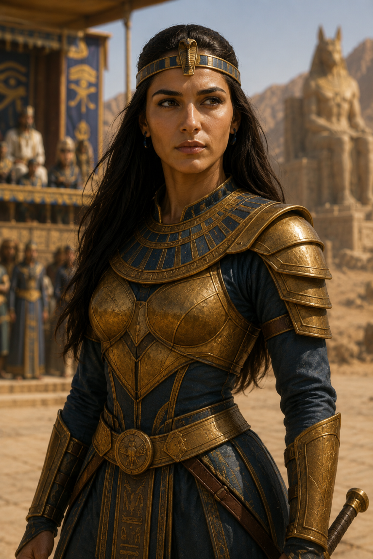 Nefertari Amana from Nefertari - Birth of a Chantress part of the Crimson Alliance Universe (CAU)